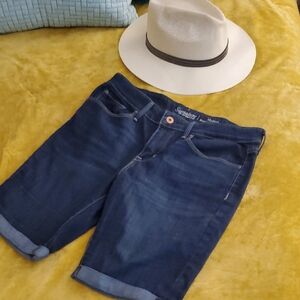 Signature by Levi Strauss Dark Blue Jean Shorts